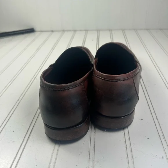 Bruno Magli Positano POSITANO Brown Slip On Penny Loafers Men’s Size 10 - Picture 8 of 10